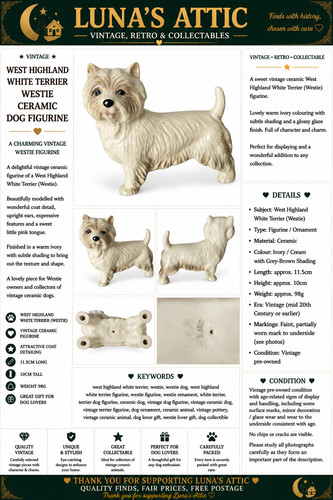 Vintage west highland white - vintage,