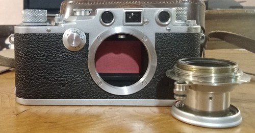 Leica iiic wartime red - wartime, (red