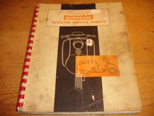 Sunbeam & BSA Scooter Service Sheets Model B2 250cc & 175cc