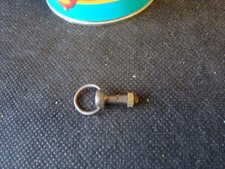 Vintage Small Solid Brass Drop Pull Handle Salvage Drawer Cabinet Drawer Knob