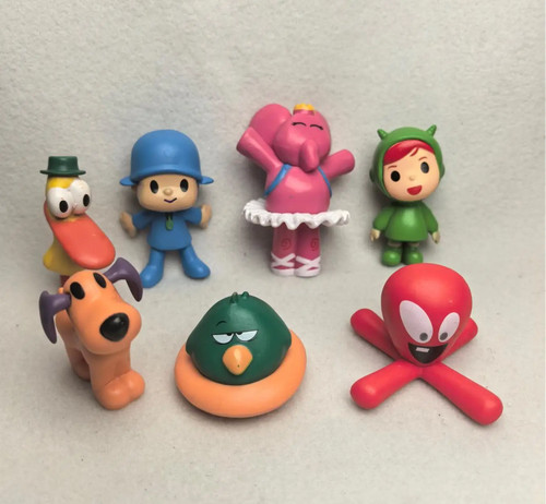7pcs set pocoyo animal toy - 7pcs/set,