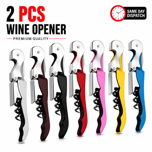 Wine opener corkscrew - 2x,