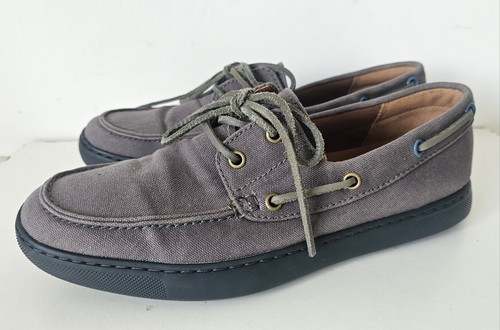 Grey canvas slip ons - , men's