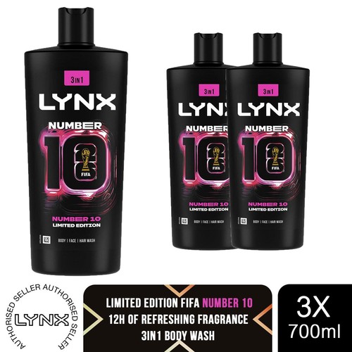 Lynx fifa number shower - shower, gel