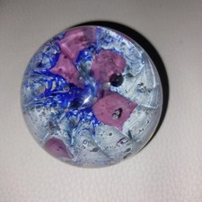 vintage abstract Paperweight glass