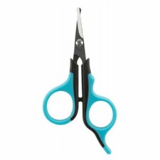 Trixie Face & Paw Scissors Dog Cat Small Animal Grooming Tool with Rubber Grips