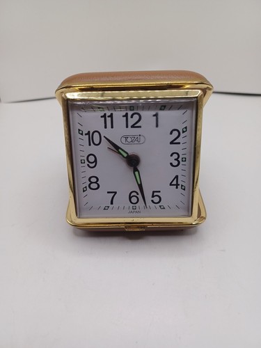Vintage traveling alarm - vintage, clock