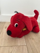 Vintage barking Clifford The Big Red Dog 14”  Soft Toy Scholastic Plush 2004