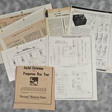 Vintage 1920s-60s Tube Radio &