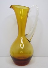 Vintage EMPOLI Amber Glass