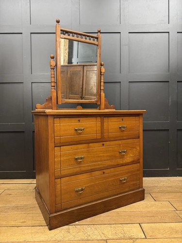 Antique walnut chest - walnut, of