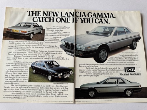 Original vintage lancia gamma - vintage,