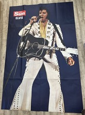 Vintage 1977 Elvis Presley The Sun Newspaper Extra Large Poster 150x112cm (B2)