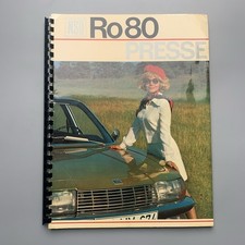 NSU Ro 80 1969 Frankfurt Press