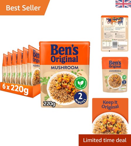 Ben microwave mushroom rice - mushroom,