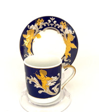 DEMITASSE CUP AND SAUCER Gold