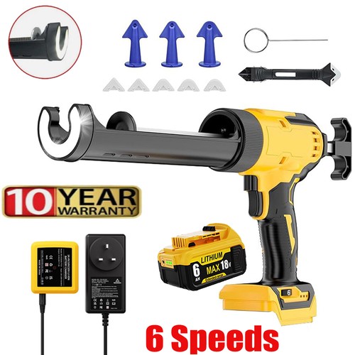 Electric cordless caulking - caulking, gun