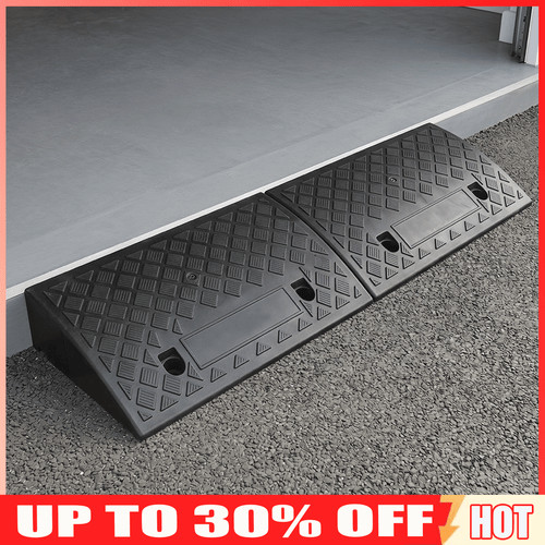 Heavy duty rubber kerb ramps - duty,