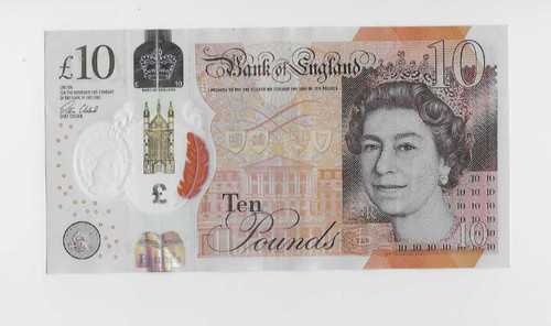 Cleland ten pound - ten, note