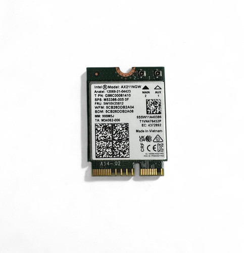 Intel ax211ngw wifi card - intel,