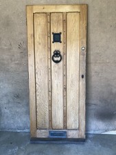 External Solid Oak Door Made