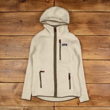 Vintage Patagonia Outdoor Jacket S Borg Fleece Cream Womens
