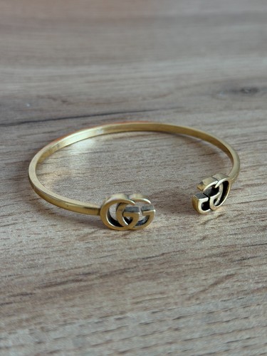 Gucci cuff gold tone - gucci,