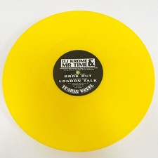 DJ Krome & Mr Time - Brok Out / London Talk [Yellow Vinyl]