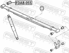 Spring bush FDAB-055 FEBEST for FORD USA F-150
