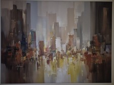 Wilfred Lang Abstract Canvas