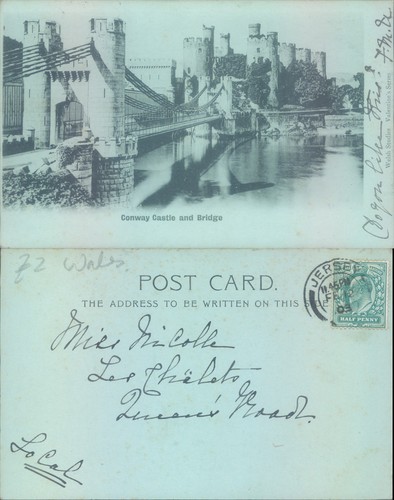 Conwy castle and bridge - castle,