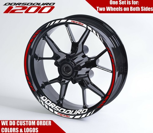 Aprilia dorsoduro wheel decals - wheel,