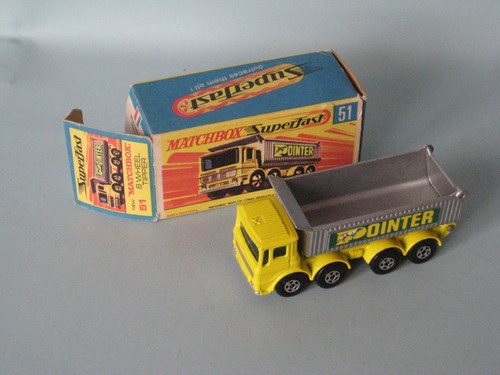 Lesney matchbox aec tipper - lesney,