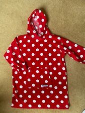 Mitty James red spotty towelling dress GUC 6-7 years
