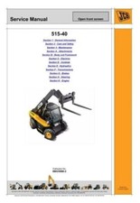Jcb 515-40 Loader Workshop Manual Delivered Today