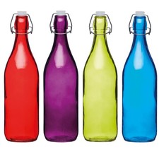 Clip top coloured - top, glass