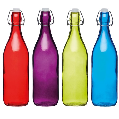 Clip top coloured glass - clip,