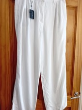 Massimo Dutti white trousers