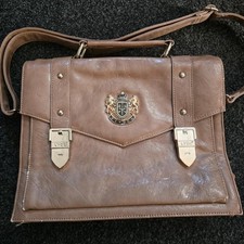 Lydc london brown satchel bag