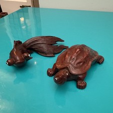 Two hand carved - carved, chinese