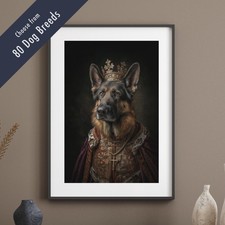 Royal Dog Portrait Print –