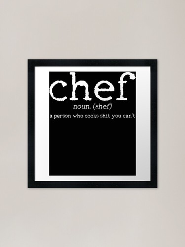 Chef definition funny saying - chef,