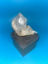 Vintage Small 5cm Crystal Quartz on Stone Base