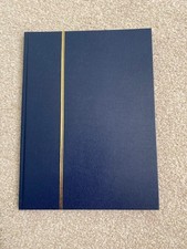 DARK BLUE Stock Book 8 Pages (16 Sides-Double Interleaving) Brand New POST FREE