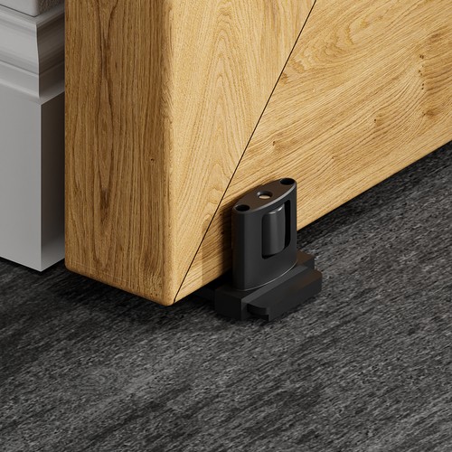 Door floor guide with roller - guide,
