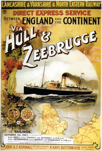 Hull zeebrugge ferry rail - hull,