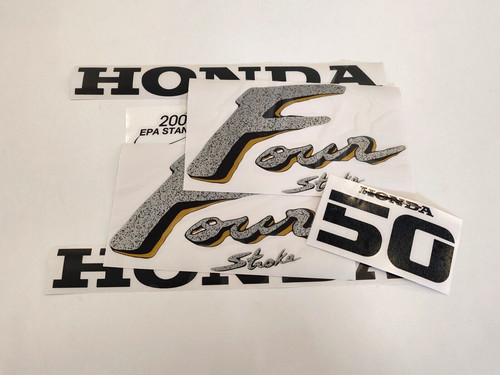 Honda 50hp gold decal set - honda, /
