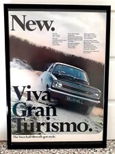 Framed original Classic Car Ad