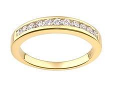 9ct Gold on Silver 0.25ct