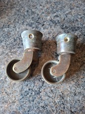 2 Pair Old Antique Brass Cup